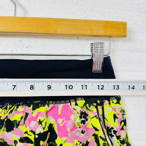 Lululemon Pace Rival MidRise Skirt Skort Yellow Pink Sz 2 Activewear Performance - Picture 7 of 11